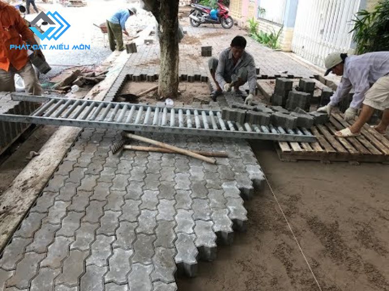 Hướng dẫn thi công gạch Zic Zac đúng kỹ thuật 