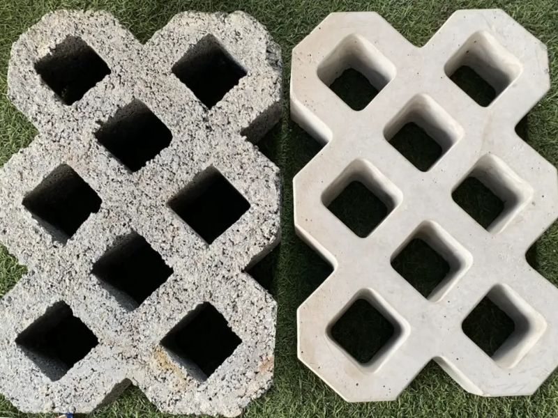 Gạch trồng cỏ 8 lỗ có mấy loại? 
