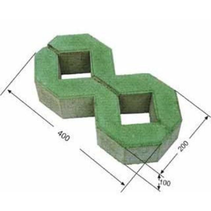 đặc điểm của gạch trồng cỏ số 8 