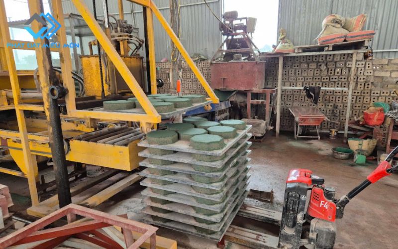 Quy trình sản xuất gạch block tại Phát Đạt
