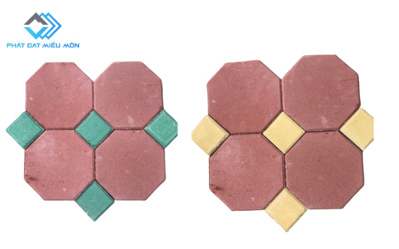 Gạch block nhân bát giác