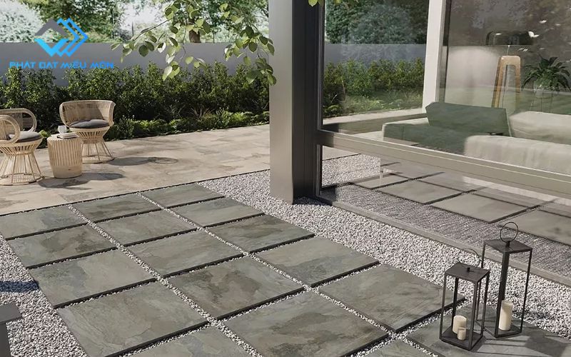 Mẫu gạch lát sân đẹp