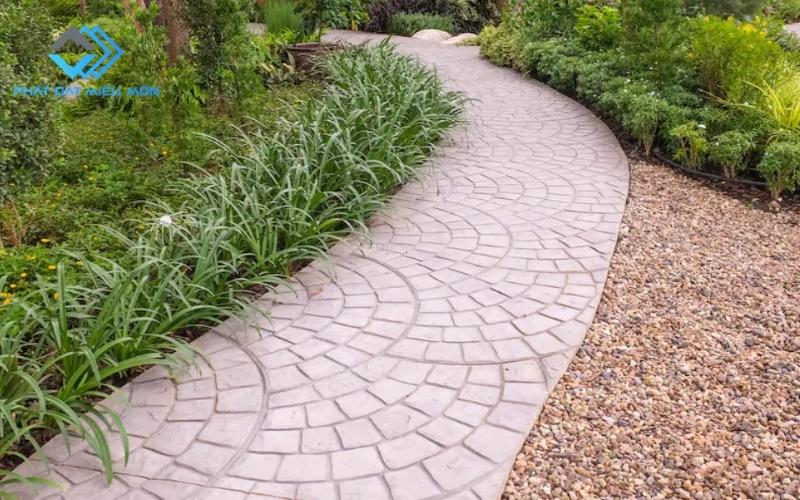 Gạch terrazzo cho lối đi công viên