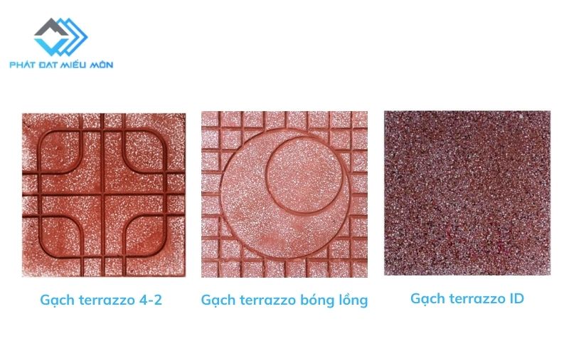 Các mẫu gạch terrazzo do Phát Đạt cung cấp