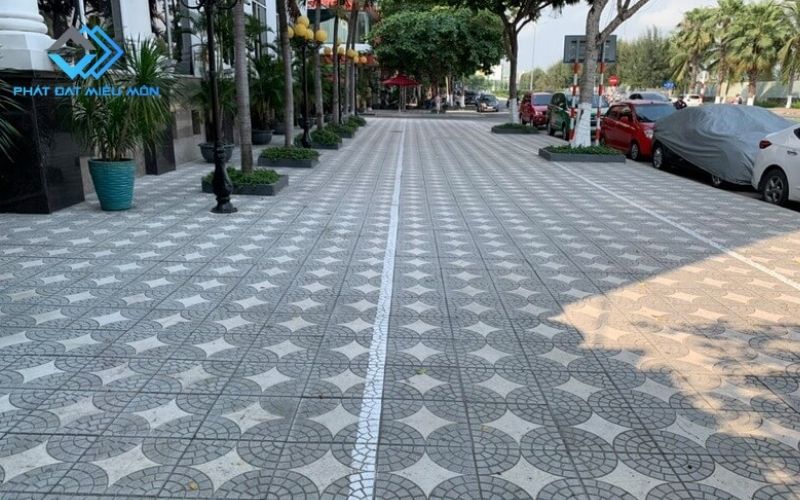 Gạch vỉa hè terrazzo