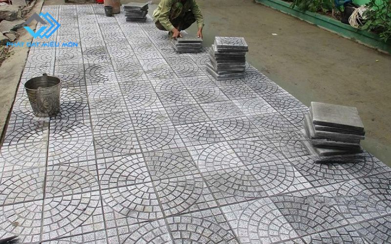 Thi công gạch terrazzo chuẩn kỹ thuật
