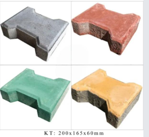 Gạch chữ I Bóng đa dạng màu sắc 