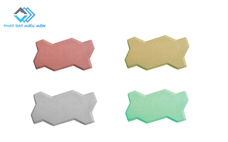 Các màu gạch do con sâu do Phát Đạt cung cấp