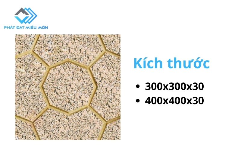 Kích thước gạch Terrazzo tại Phát Đạt