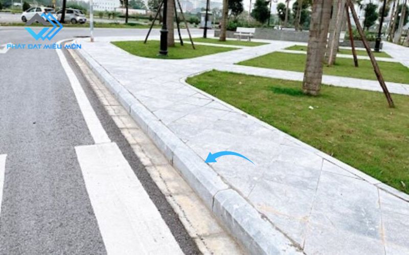 Đảm bảo bó vỉa chắc chắn