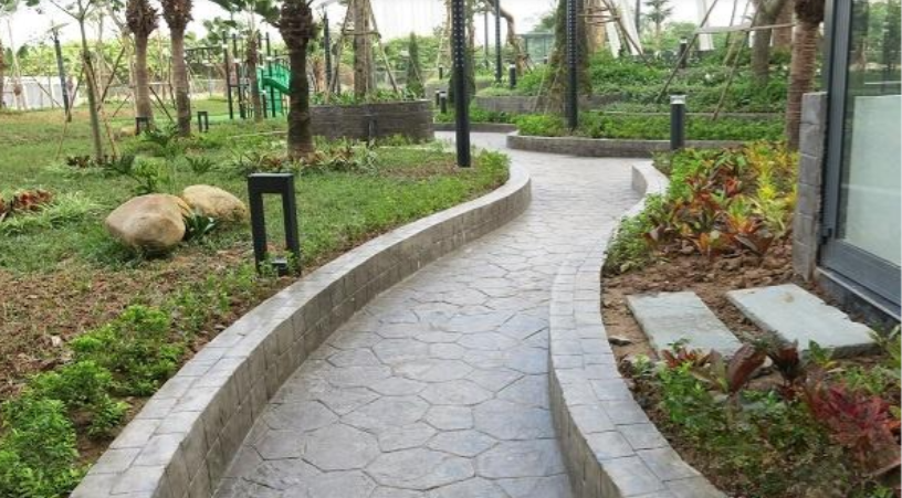 Ứng dụng thực tế hoa văn bề mặt đá rồi 