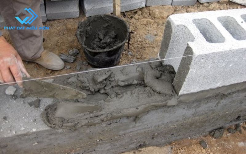 Cách xây tường rào bằng gạch block chuẩn kĩ thuật