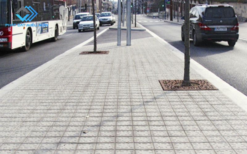 Nền móng vỉa hè không được lu lèn đúng chuẩn 