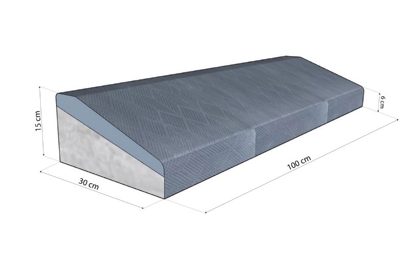 Kích thước bó vỉa bê tông phổ biến