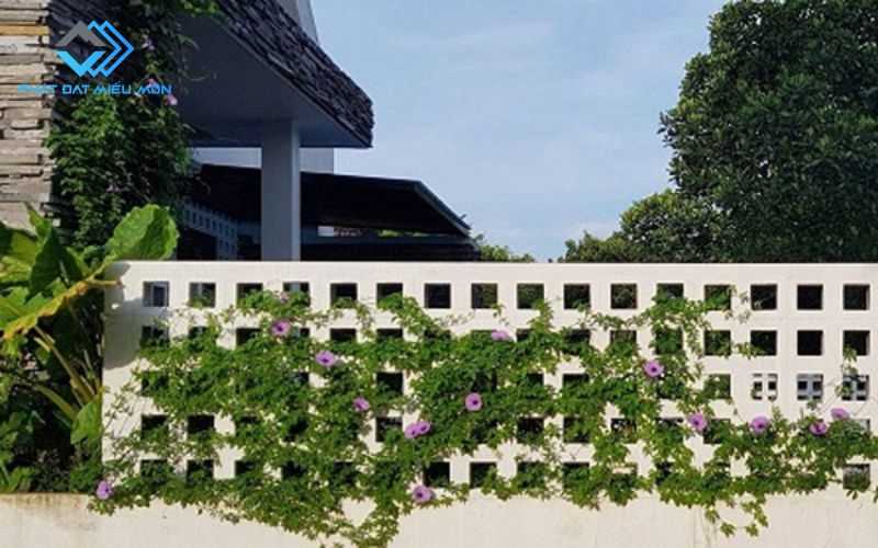 Gạch thông gió kết hợp trồng cỏ