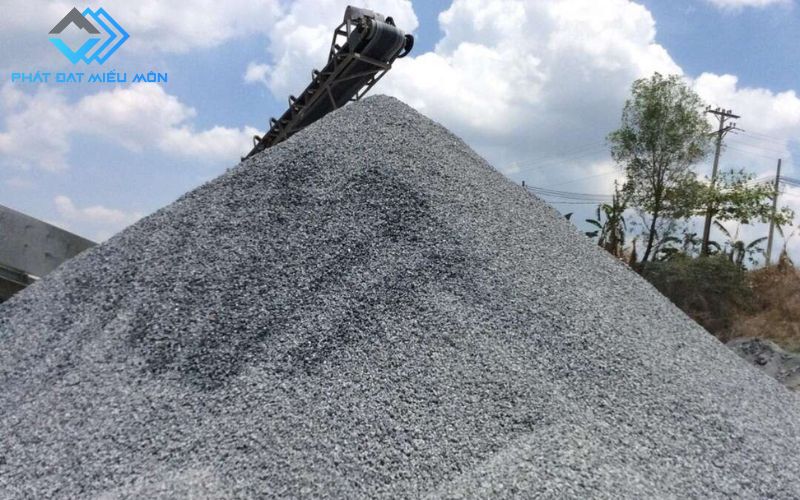 Giai đoạn phân phối – Đưa đá đến công trình của khách hàng