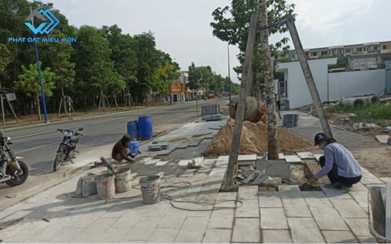 Lựa chọn vật liệu lát vỉa hè chất lượng cao 